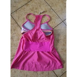 Lululemon Tank Top Women's Pink Striped Sz 6